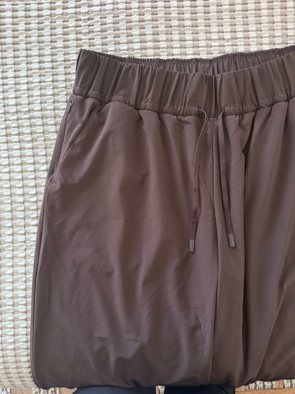 All In Motion XL Brown Drawstring Elastic Waist Pants